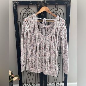 Multi-color loose knit sweater from American Eagle